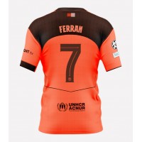 Barcelona Ferran Torres #7 Tretí futbalový dres 2025-26 Krátky Rukáv